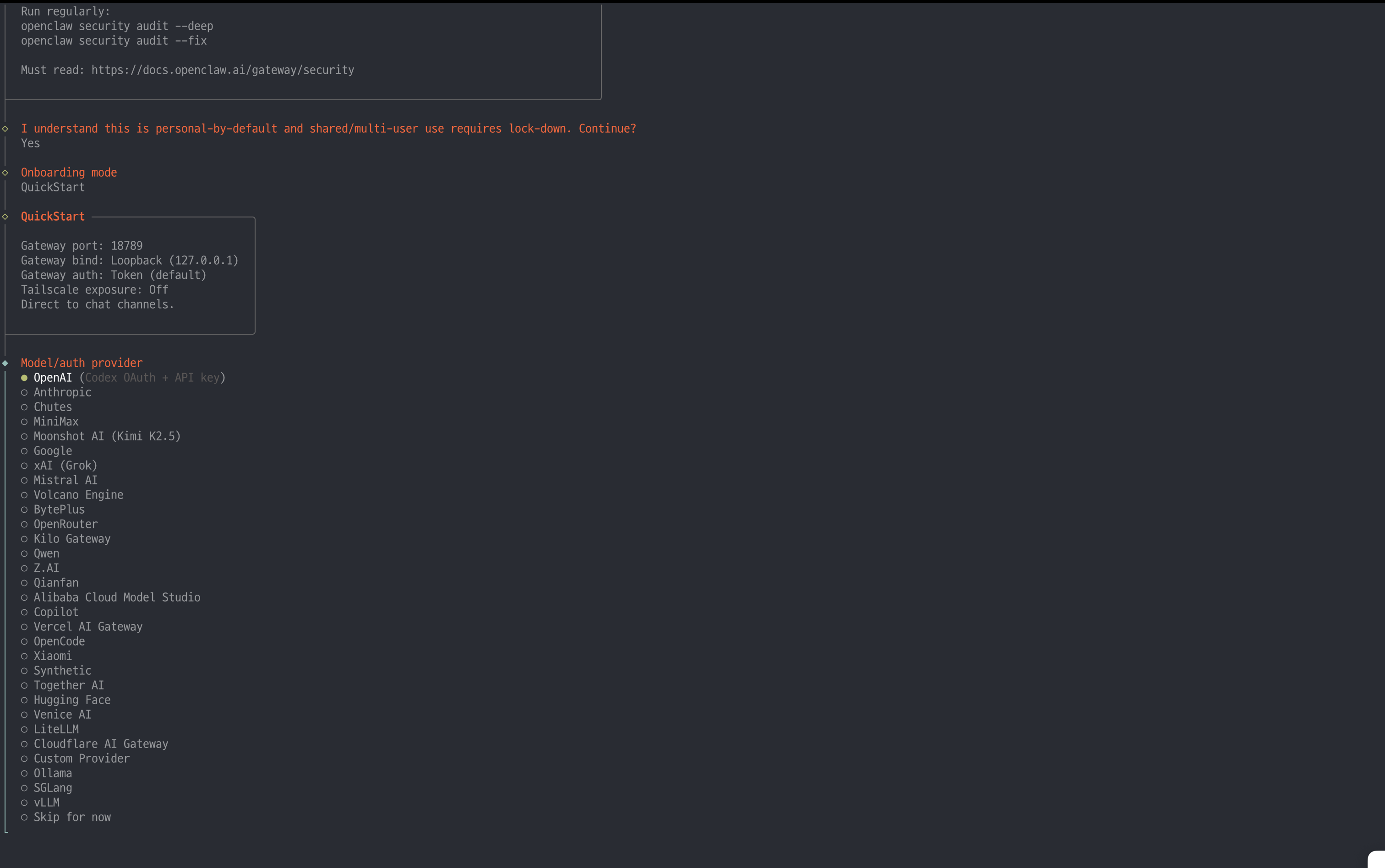 AI 프로바이더 선택